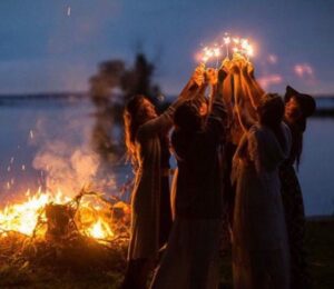 Cercle de femme feu